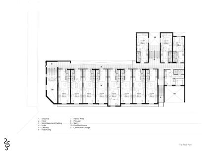 9 on Nares Apartment Building
