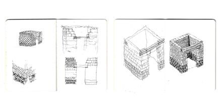 Ceramic Pavilions In The Northern Fields Of Valencia