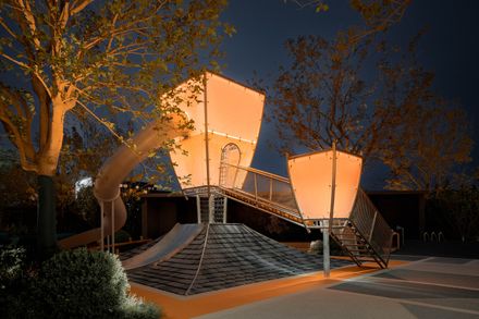 Traditional Chinese Aesthetic Children's Space Under Kongming Lantern