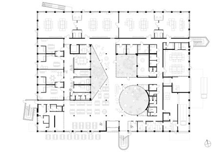 Workshop With Three Courtyards