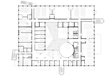 Workshop With Three Courtyards