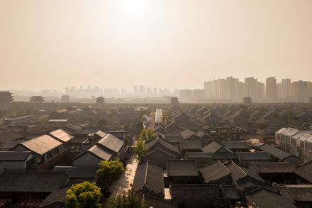 The Southeast Of Datong Ancient City Silk Road Tower