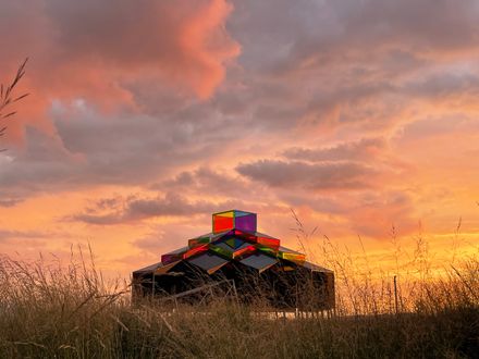 Modern Mongolian Ger Installation