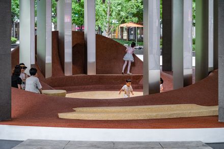 Wave Pavilion, Urban Micro-Space Regeneration Plan