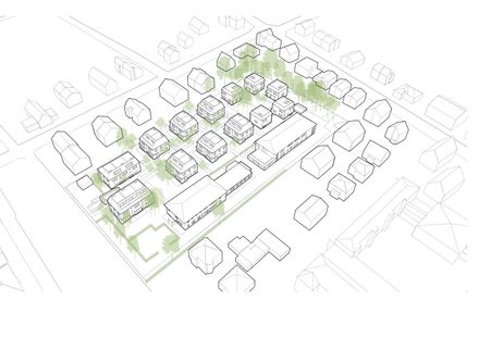 Modular Timber Residential Quarter Am Rathausplatz
