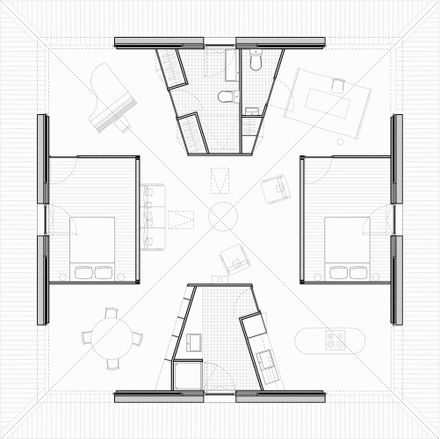 The None Angle House