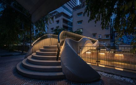 OngAng 3D Concrete Printing Bridge