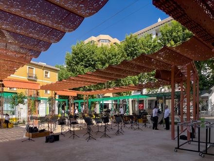 María Hervás Plaza In The Historic Center Of Dénia, Valencian Community