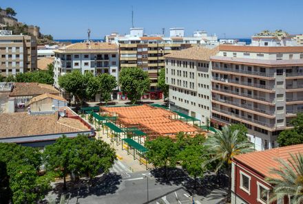 María Hervás Plaza In The Historic Center Of Dénia, Valencian Community