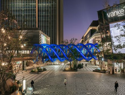 The Blue Rotary Membrane Bridge