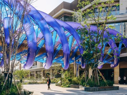 The Blue Rotary Membrane Bridge