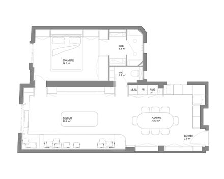 Place des États-Unis Residential Apartment