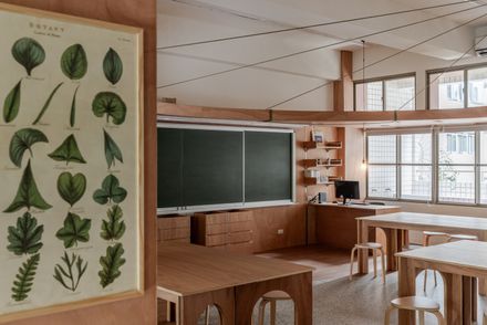 Qingshan Forest Junior High School Classroom