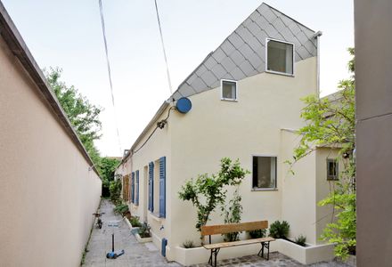Elevation Of A Family House In Bagnolet