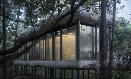 Public Restroom Of Nanjing Sifang Art Lake District