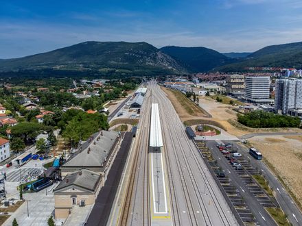 Nova Gorica Railway Station And Vrtača Underpass
