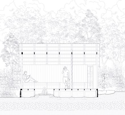Fireplace Shelter - Gløde