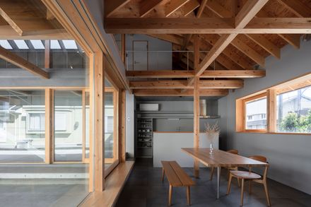 Folded Roof House
