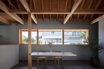 Folded Roof House