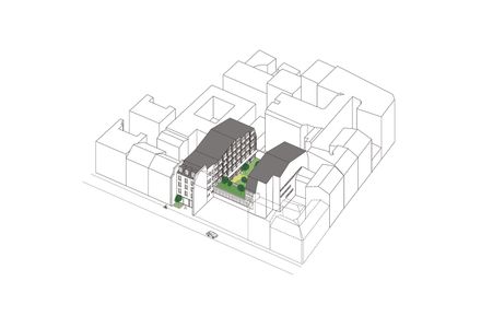 Parking Lot Into Social Housing Residence