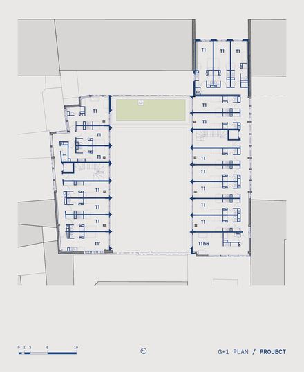 Parking Lot Into Social Housing Residence