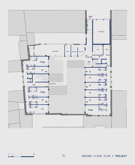 Parking Lot Into Social Housing Residence