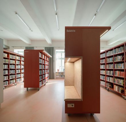 Library In Červený Kostelec