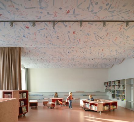 Library In Červený Kostelec