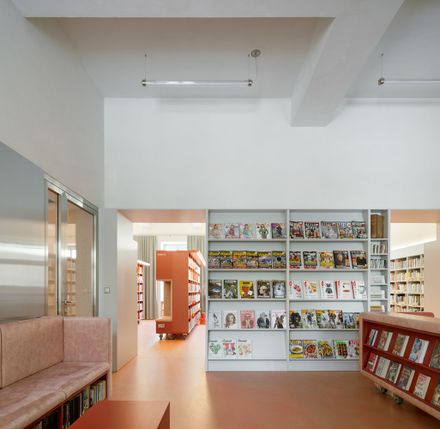 Library In Červený Kostelec