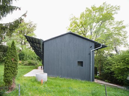 House With Crane And Fan