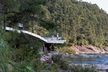 Fujian Wuyi Mountain National Park Moon Bay Observation Deck