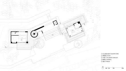 Nerve Lab. Experimental Sports Support Buildings On Double Happiness Island