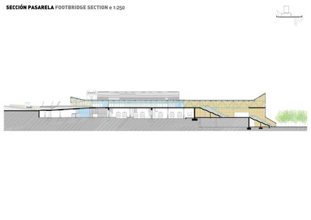 Train Station And Footbridge