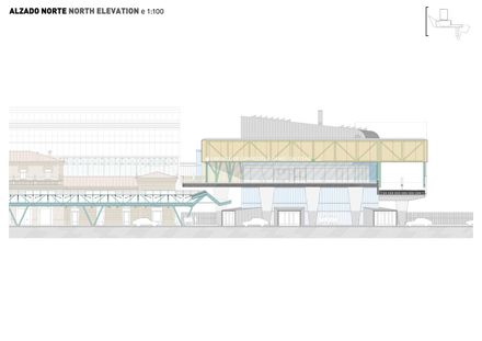 Train Station And Footbridge