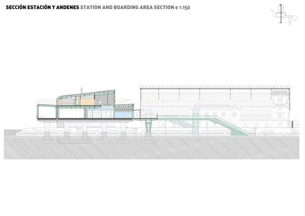 Train Station And Footbridge