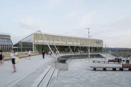 Train Station And Footbridge