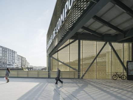 Train Station And Footbridge