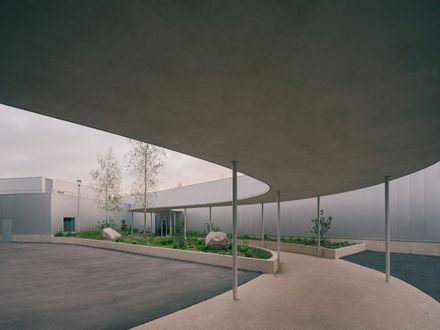Middle School Cafeteria In Gonesse