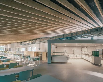 Middle School Cafeteria In Gonesse