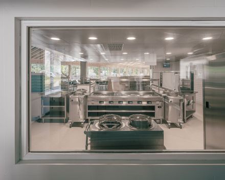 Middle School Cafeteria In Gonesse