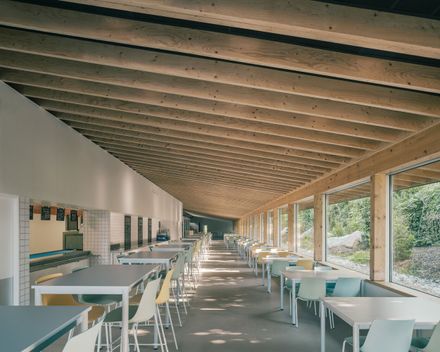 Middle School Cafeteria In Gonesse