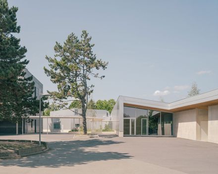 Middle School Cafeteria In Gonesse