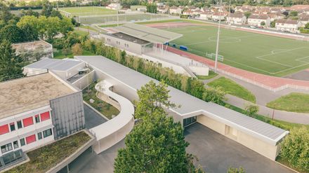 Middle School Cafeteria In Gonesse
