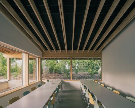 Middle School Cafeteria In Gonesse