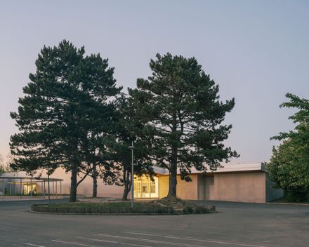 Middle School Cafeteria In Gonesse