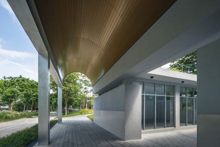 Three Service Pavilions Of Guiwan Park