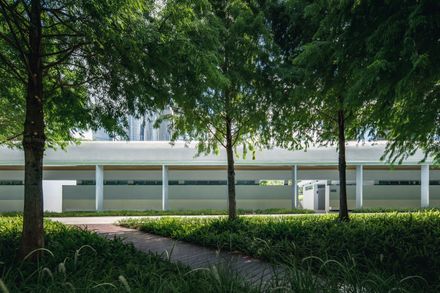Three Service Pavilions Of Guiwan Park