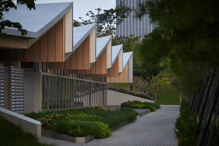 Three Service Pavilions Of Guiwan Park