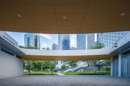Three Service Pavilions Of Guiwan Park