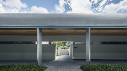 Three Service Pavilions Of Guiwan Park